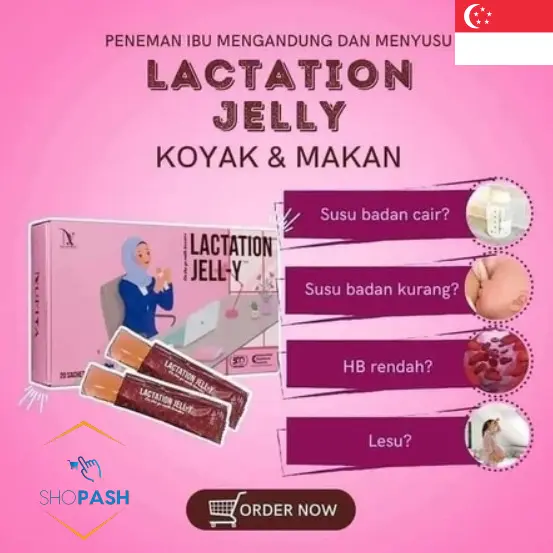 (SG Seller) Wholesale Nufiya Lactation Jell-y Jelly Nufiya Milk Booster Milk Booster Organic Tambah Susu Badan