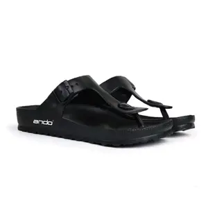 SANDAL JEPIT KARET ANDO UNISEX EMPUK COCOK UNTUK LUAR RUANGAN ANTI SLIP SENDAL KARET PRIA WANITA TERBARU