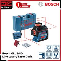 Gambar Bosch GLL 3-80 Line Level / Laser Level 3 Arah / Laser Garis Merah dari Drill&Co Kota Administrasi Jakarta Barat 1 Tokopedia