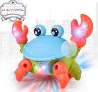 Gambar (ADA BATERAI 3AA) Mainan edukatif anak hewan kepiting elektrik cute crab walking musik lampu warna warni SNI - ADA BATERAI dari CALYTOYS Kota Administrasi Jakarta Pusat 1 Tokopedia