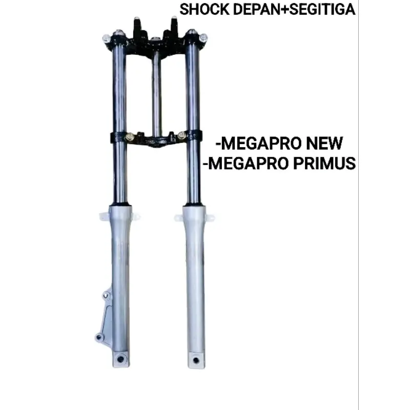 shock Tiger lama pnp gl pro cb Megapro shock depan tiger gl pro pnp honda set as tabung kanan kiri plus segitiga atas bawah