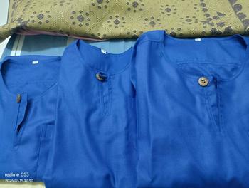 Product Review of Link-2 Dewasa Baru Baju Kurta Nawfal 3Suku Kain Osaka Cotton S Sampai 3XL Ready Stock Slim Fit Budak dgn Dewasa Set Sama Warna muslim fashion xxl from A**a 1