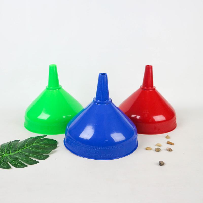 Corong Minyak 20 Plastik Berkualitas - Ukuran 20x20cm, Mulut 2cm, Warna Hijau Merah Biru, Cocok untuk Minyak Goreng & Berbagai Jenis Minyak 0