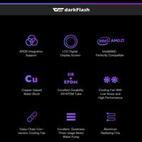Gambar CPU COOLER DARKFLASH NEBULA DN240D ARGB with 2.1inch LCD Display - 240mm AIO Liquid Cooler dari Techno Computer Bali Kota Denpasar 3 Tokopedia