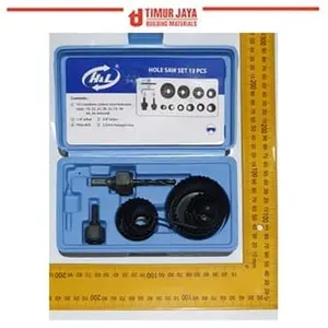 PROMO Hole Saw Kit / Holesaw Kit / Mata Bor Pelubang Kayu Nankai 13 pc