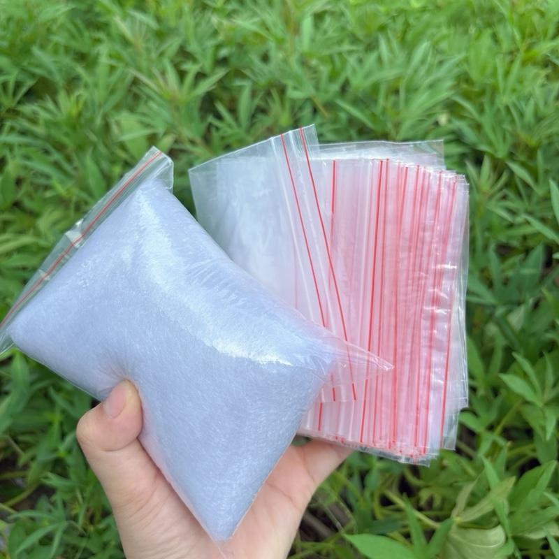 1Kg Túi zip chỉ đỏ loại dày