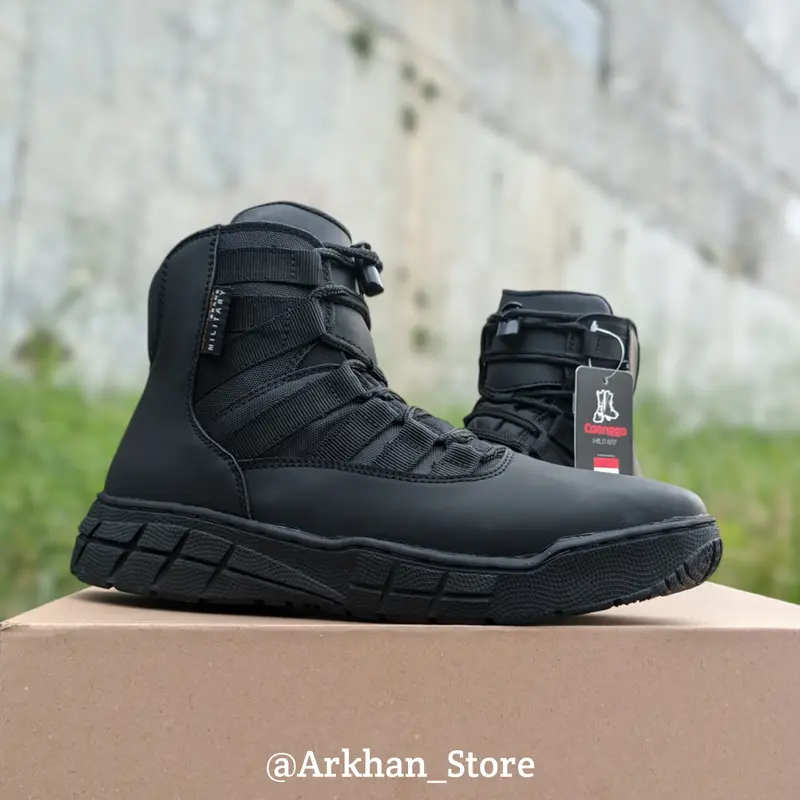 Sepatu Boots Tactical Pendek Lantas Terbaru 2024 Model Ninja 6 inci Shoes High 0