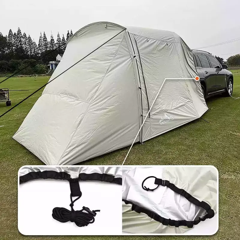Car Trunk Rear Tent Universal SUV Tailgate Camping Shelter Anti-UV Waterproof UK 3