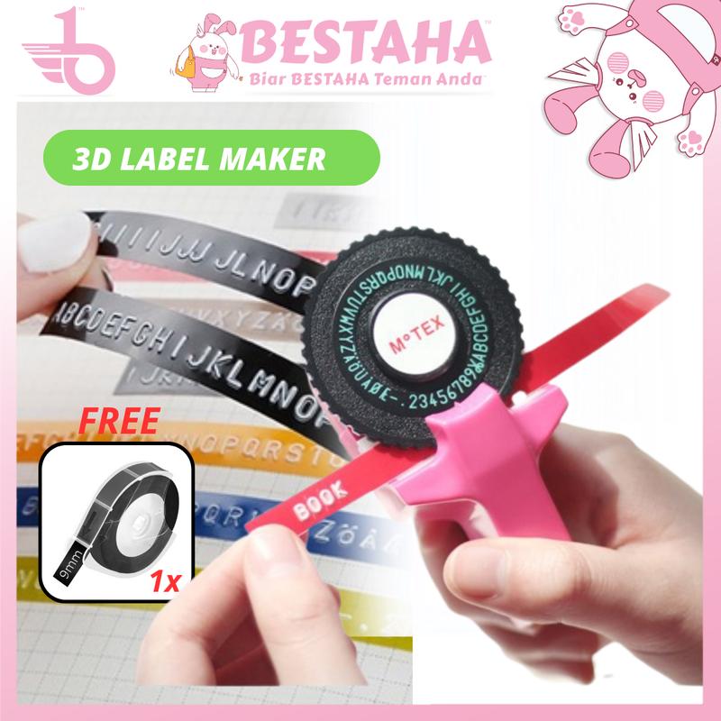 3D Portable Label Maker Tagging Sticker Name Printer Alphabe - TikTok ...
