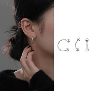 EAR PARTNER-女性用イヤリング 螺旋式バックルイヤー ピアス骨ネイル 個性的で高級感のあるイヤリング（lmeh-0014）