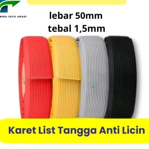 Karet list plan 5cm anti slip lantai / tangga