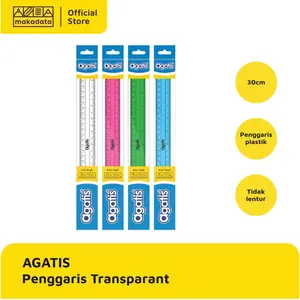 PENGGARIS / GARISAN AGATIS 30CM (1 PCS) MURAH