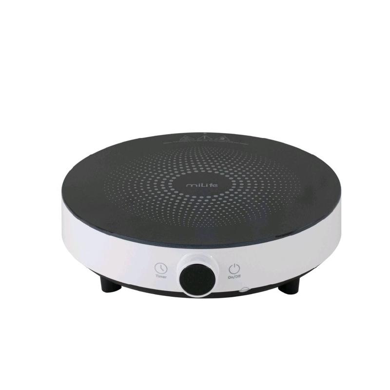 XlAOMl Bếp từ Milife N2 2100W, 9 mức nhiệt, mặt kính chịu nhiệt, kích thước 280x265x75mm,