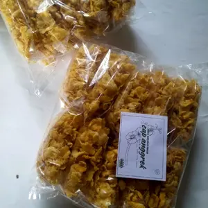 camilan emping jagung  isi 10pk , camilan enak,camilan gurih.jagung geprek Makanan Snack Popcorn