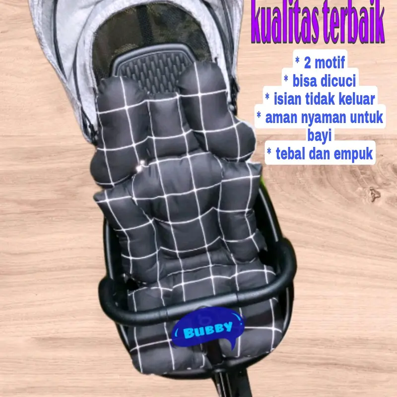 UNIVERSAL STROLLER PAD / ALAS STROLLER CAR SEAT BOUNCER / SEAT PADDING BABY / ALAS HIGHCHAIR Stroler Empuk multi-fungsional aksesoris kursi dorong 4