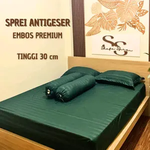 Sprei Hotel Embos Premium Tinggi 30 cm Antigeser