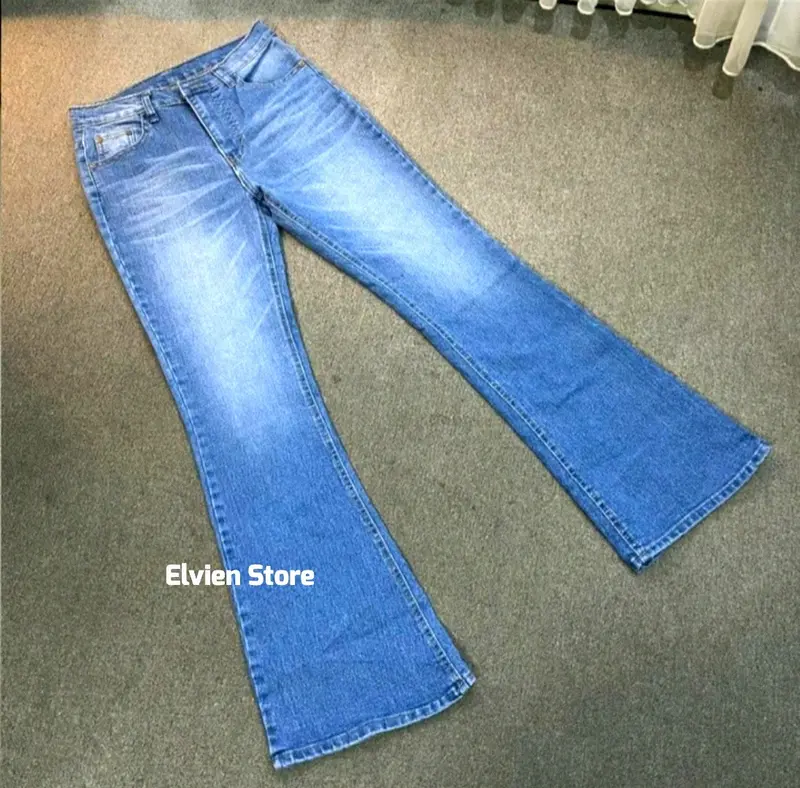 Highwaist Cutbray Jeans Retro 114 - Celana Jeans Cutbray Premium Wanita Panjang Cutbray Retro Jeans Vintage 3