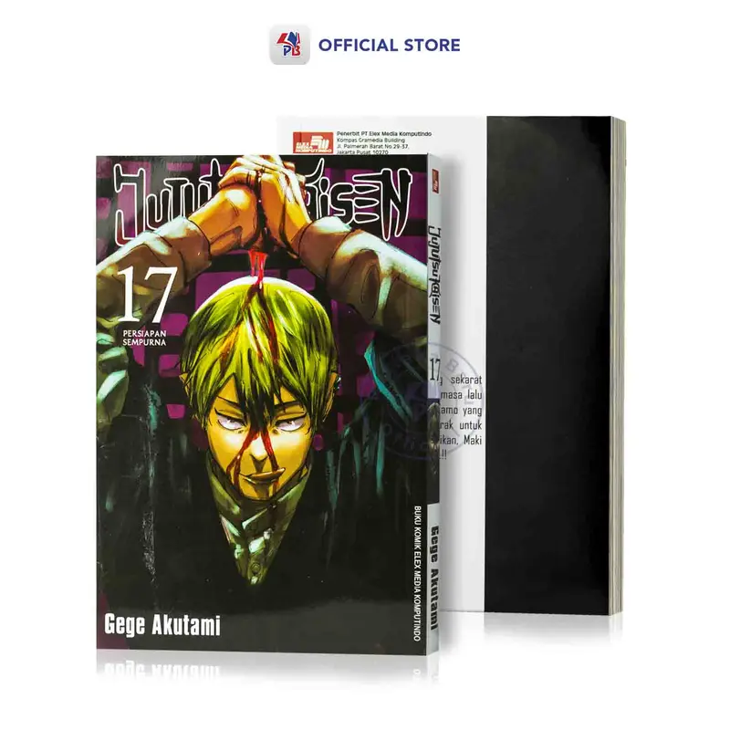 Buku Komik Jujutsu Kaisen Volume 6 Sampai 18 Per Satuan Volume / GRAMEDIA PUSTAKA UTAMA - EMK 1