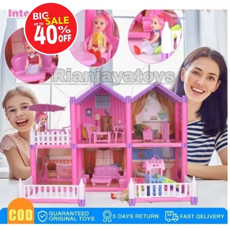 Mainan Vila Beautiful Dream house Ruma Berbi SS1328