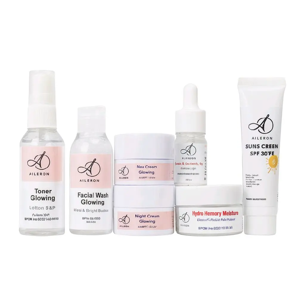 7 PCS Paket Glowing (Pink)