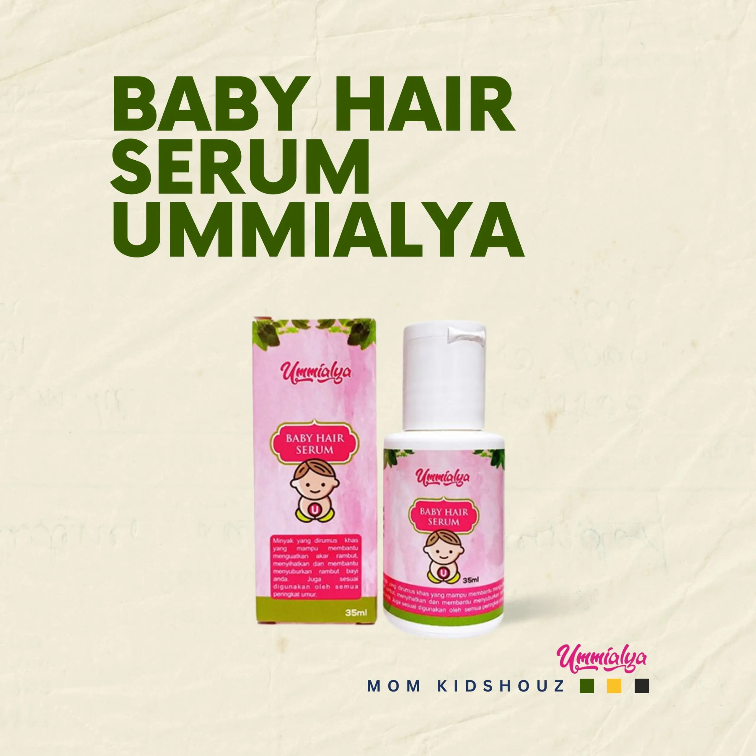 Baby Hair Serum Ummi Alya | Minyak Rambut baby