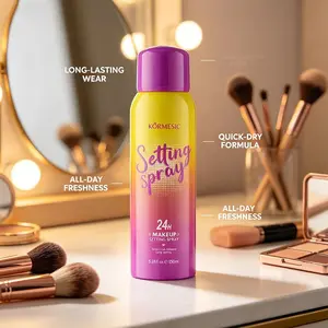 KORMESIC BPOM 150ML Make Up Setting Spray Dewy Matte Matte Lasting Flawless Makeup Spray D6V6