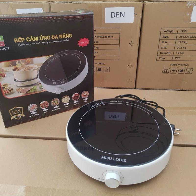 Bếp Điện Từ Cao Cấp - Bếp Từ Tròn 7 Mức Nhiệt Độ Dùng Được Mọi Loại Nồi .