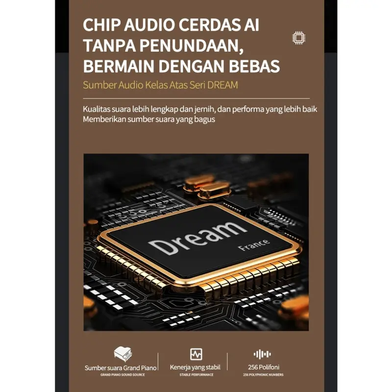 Keyboard elektronik digital, keyboard elektronik 88 tombol,  khusus pengajaran pemula, keyboard dinamik, koneksi Bluetooth 7