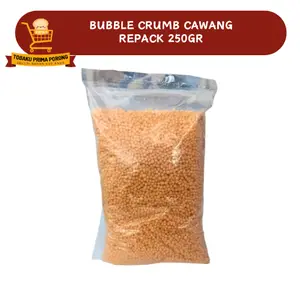 CAWANG MAS BUBBLE CRUMB  repack 250gr - Tepung roti crumble 250gr - Tepung nugget - rice crispy bubble crumb 250gr Food
