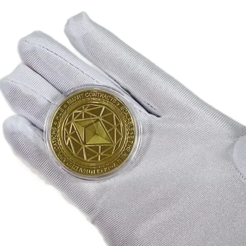 Ethereum Gold Plated Coin Crypto with Case / koin Kripto Koleksi Souvenir Gift 3
