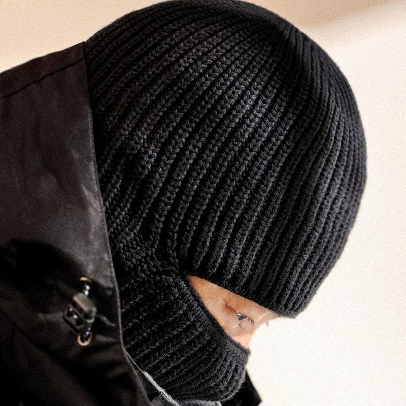 Product Introduction of Single Hole Ski Hat,Winter Warm Knitted Hat,Full Cover Face Mask Hat Bonnets,Face Neck Cover N1A4 29