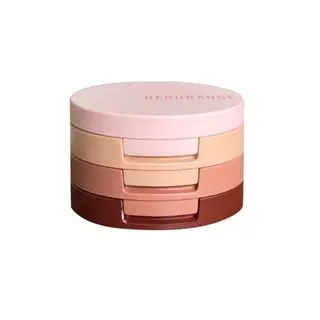 HERORANGE Eyeshadow Compact 3in1 Eyeshadow 3 Warna Glitter Matte Eyeshadow Nude Earth Colour Pigmented Korean Eyeshadow 4