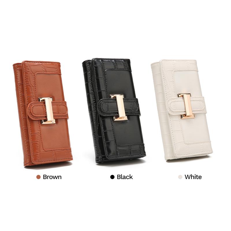 CEKA Dompet Wanita Serbaguna Panjang Dompet Croco Kulit Dompet Kartu Terbaru - Lindex Long Wallet 5