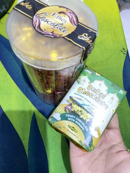 Product Review of DUBAI VERSI RAMADHAN LEBARAN IDUL FITRI crispy pistachio coklat kunafe chocolate bar dubai halal from N**9 0