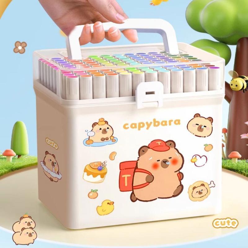  【SIÊU HOT Bộ Bút Dạ Acrylic Cho Bé 24-120 Màu  AN TOÀN - KHÔNG ĐỘC - Dễ Rửa Sạch 