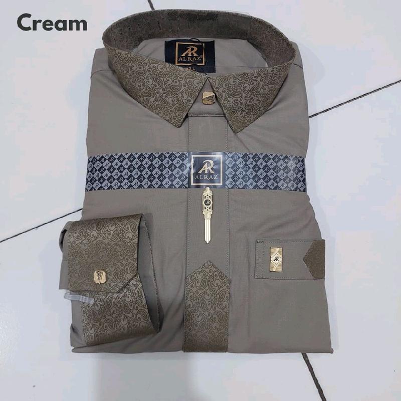 Alraz Jubah Dewasa FAHMI Bahan Katun Premium Lengan Panjang Manset 2