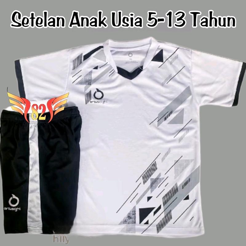 Setelan Jersey Timnas Anak-Anak Usia 5-13 Tahun dengan Tambahan Nama dan Nomor Punggung Gratis - Outdoor, Celana Sport 3