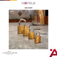 Gambar HAFELE ABUS Gembok Pagar 55/60mm Kuningan Serbaguna Anti Karat   - Padlock Brass ORIGINAL dari HAFELE Kota Bekasi 3 Tokopedia