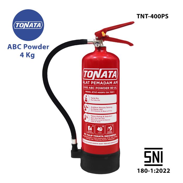 Gambar APAR 4KG Bubuk ABC Powder TONATA / Set Komplit dari Tonata Indonesia Kab. Tangerang Tokopedia