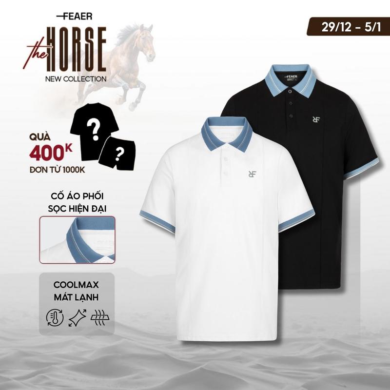 GIÁ CỰC TỐT Áo polo nam Zeph cổ bẻ vải Coolmax mịn mát thấm hút mồ hôi thoáng khí tốt logo thêu thanh lịch sang trọng trẻ trung - FEAER