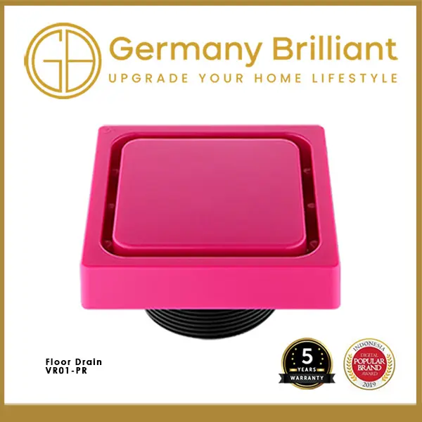 Germany Brilliant Smart Floor drain/Saringan Got Anti Bau VR01-PR 0