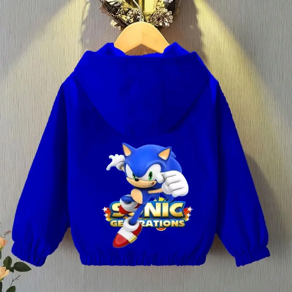 JAKET ANAK LAKI LAKIN DAN PEREMPUAN,, JAKET HODIEE,, JAKET BERGAMBAR SONIC GENERATIONS