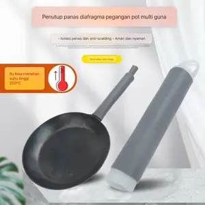 Sarung Pelindung Gagang Panci Teflon anti panas bahan silikon pelindung gagang panci silikon untuk gagang teplon biar tidak panas