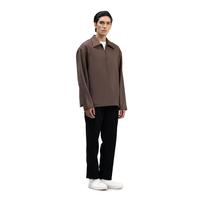 Gambar Ribsgold Halfzip Suede | Atasan Pria Fleksibel & Casual Premium Look - OldBrown, M dari Ribsgold Kab. Tangerang 5 Tokopedia