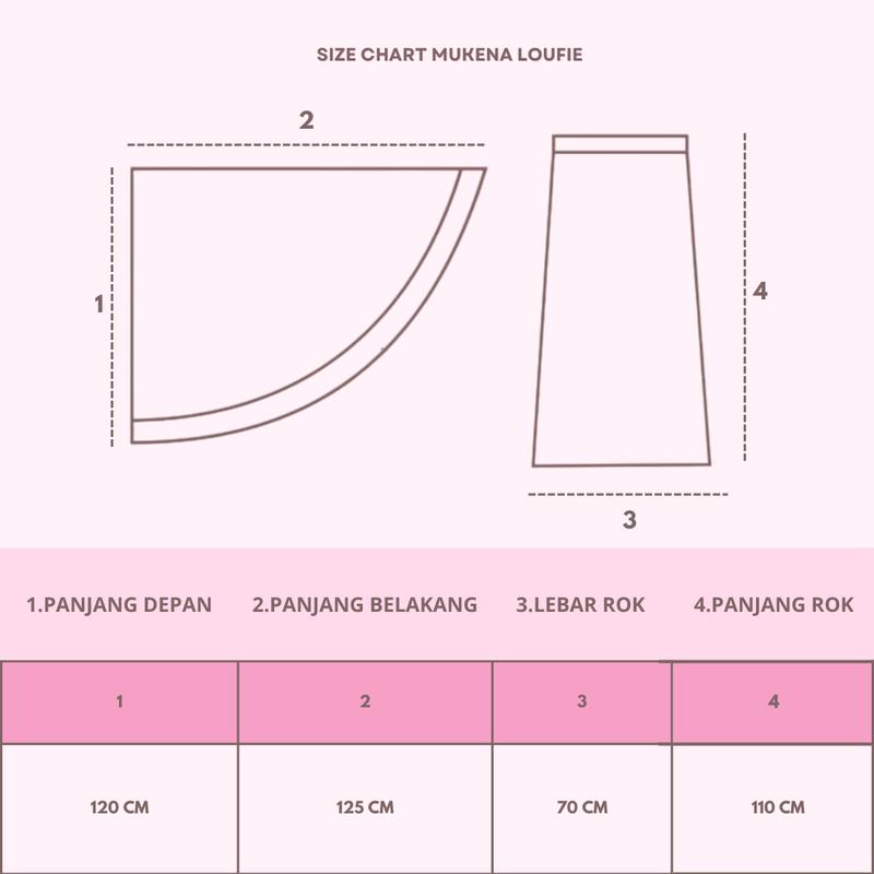 Loufie - Mukena Dewasa Katun Mikro Foil Premium Series Khalisa 7