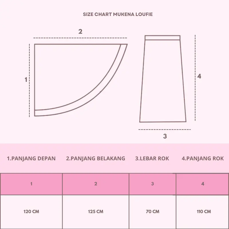 Loufie - Mukena Dewasa Katun Mikro Foil Premium Series Khalisa 6