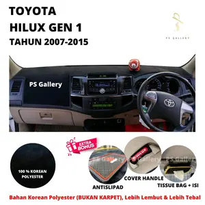 Alas Dashboard Mobil Hilux Tahun 2007-2015 Aksesoris Cover Dasbor Premium