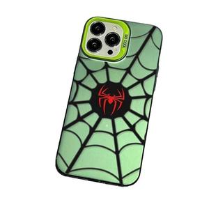 แมงมุมในเว็บเหมาะสำหรับ iPhone15promax เทรนด์ iPhone 14 ใหม่ 13 บุคลิกภาพ xr สร้างสรรค์ 11 ป้องกันการตก xr