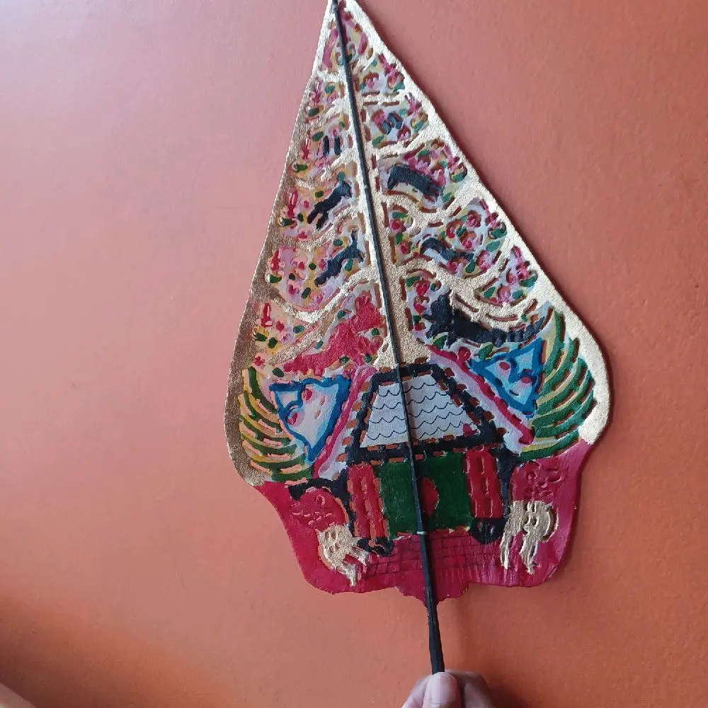wayang kulit toys gunungan 30cm