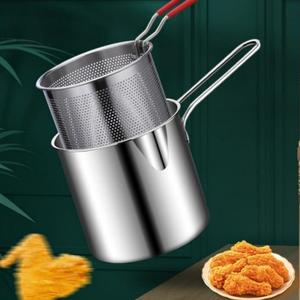 Penggoreng keluli tahan karat mini dengan reka bentuk yang dinaikkan Kecil dan praktikal dan tidak mengambil banyak ruang Cooker Fryer